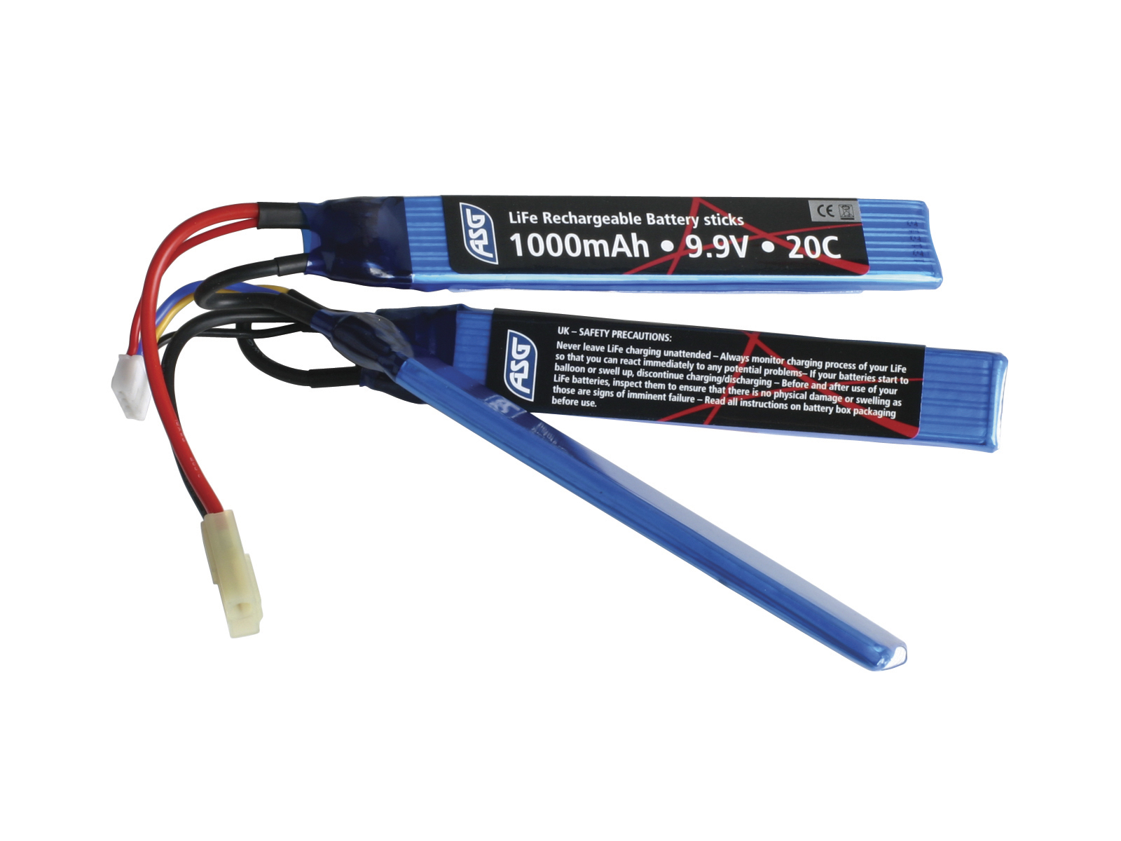 9,9V Battery, 1000 mAh, LI-FE, sticks